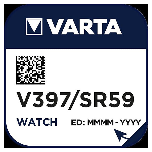 VARTA Uhren-Batterie 1,55V/23mAh/Silber V 397 Stk.1